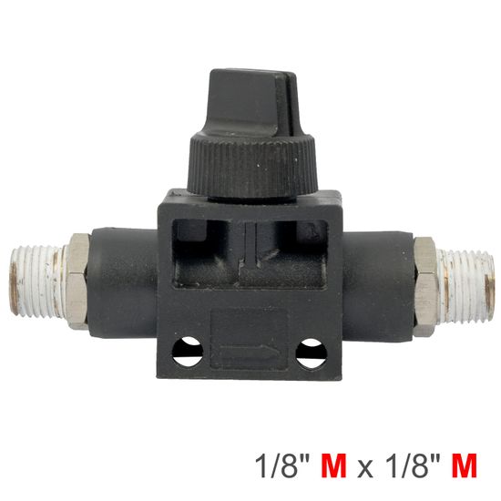 AIRCRAFT Pu Hose Fitting Valve 1/8'm X 1/8'm